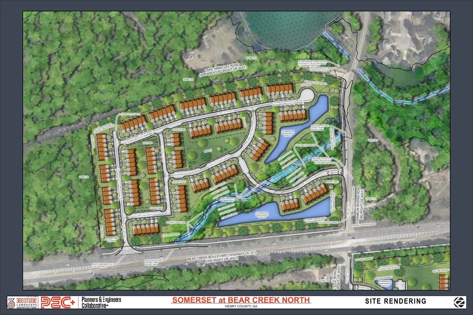 Site plan for Novara